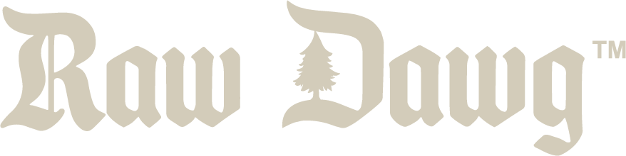 Raw Dawg light wordmark