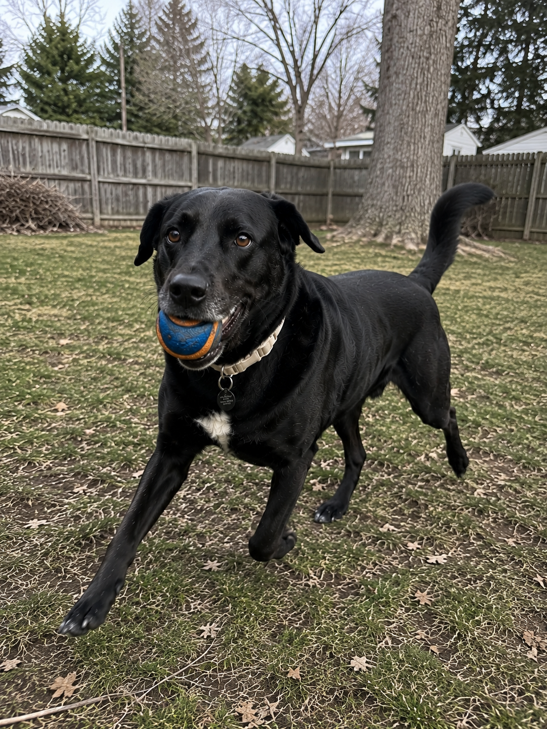 Moose, a senior Raw Dawg customer